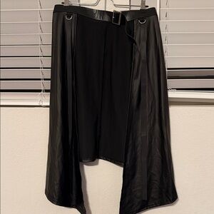 ROMWE Black Asymmetrical Skirt